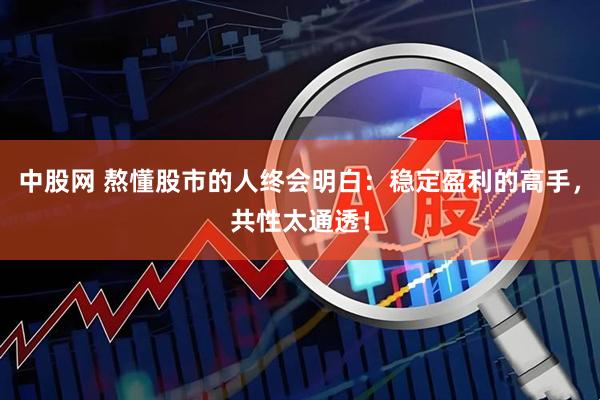 中股网 熬懂股市的人终会明白:稳定盈利的高手,共性太通透!